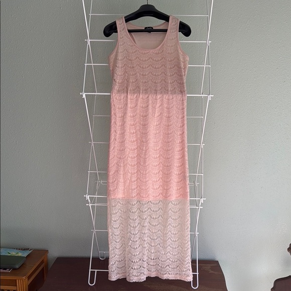 Pink Lace Dress - Picture 1 of 8